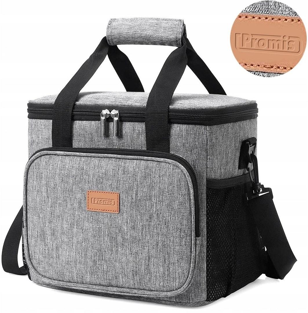 PROMIS TL28 køletaske 28 l - grå picnic/strand termotaske