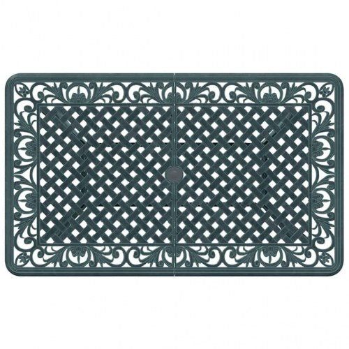 Have Spisebordssæt 5 stk Grøn Aluminium