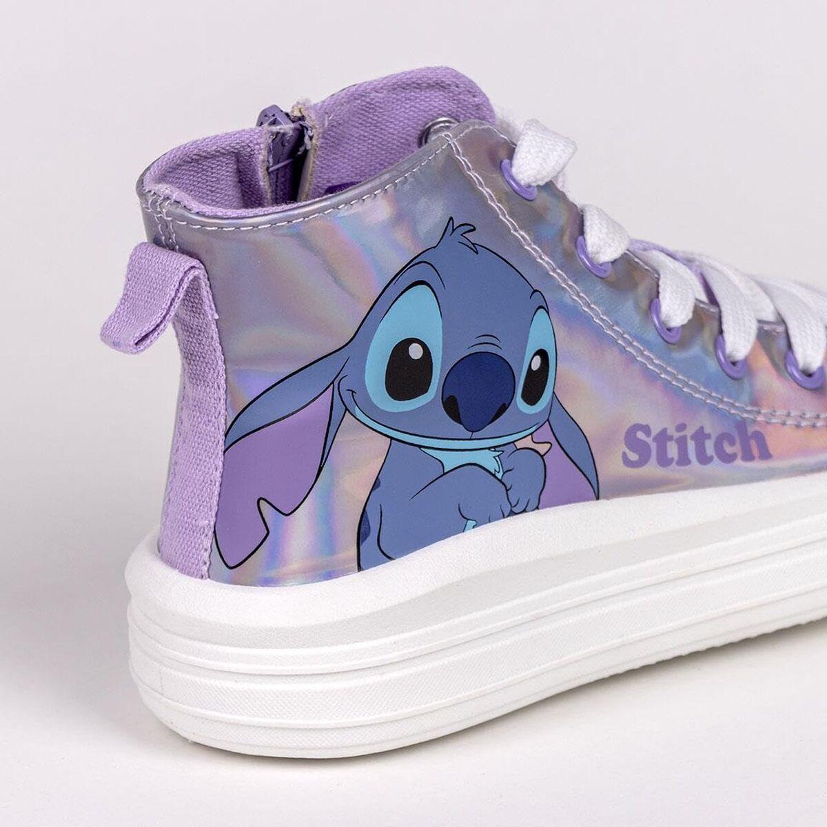 Disney sneakers til børn - lilla high-top med Stitch (OUTLET B)