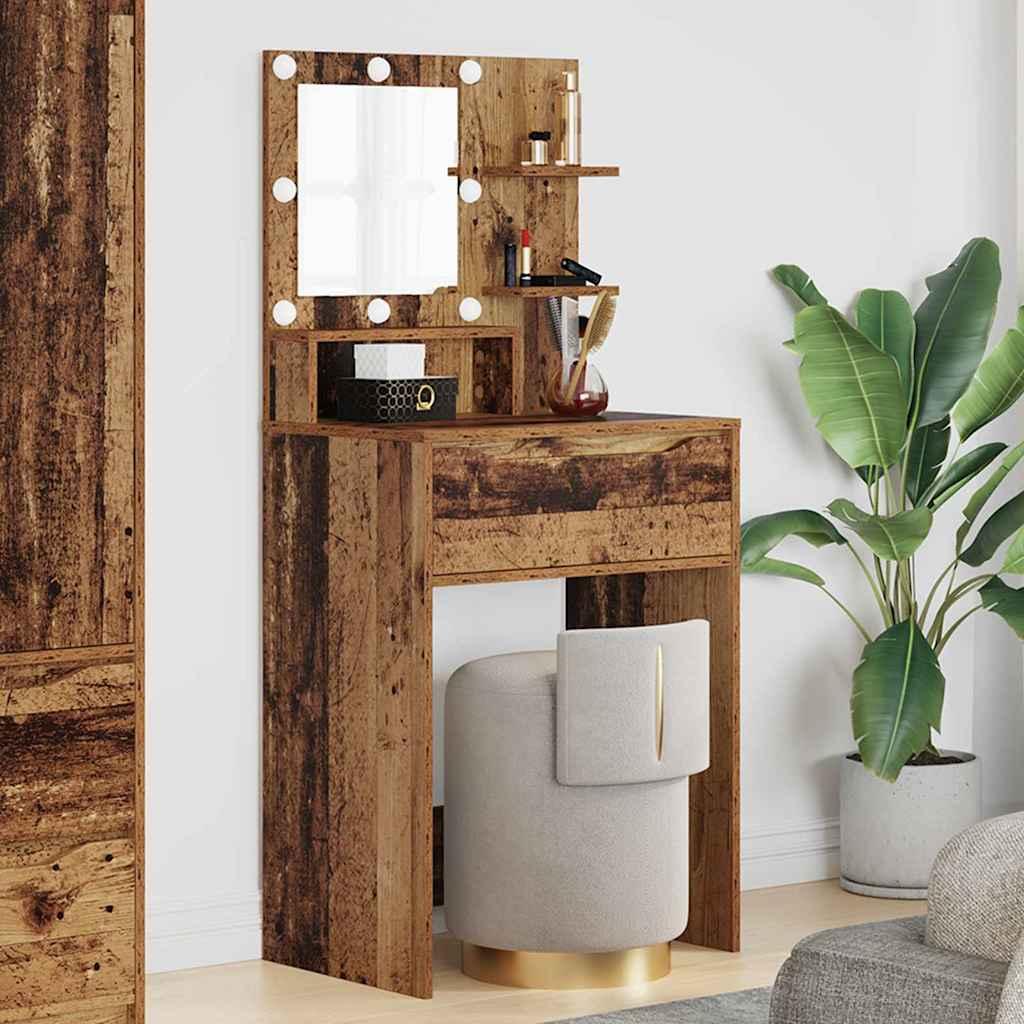 Soveværelsessminkeborde Gammelt træ 80 x 39,6 x 135 cm