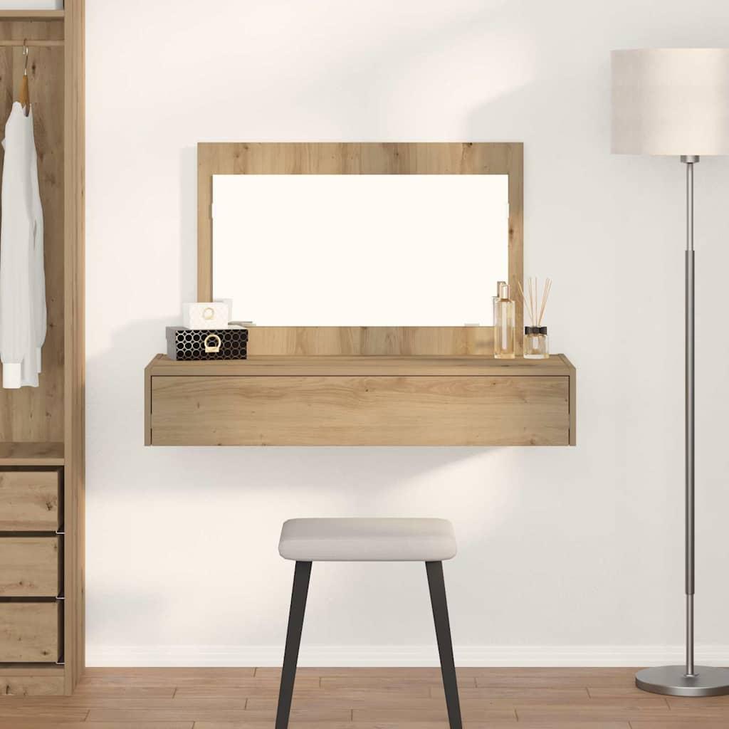 Klædeskab med skuffe Brun 100 x 40 x 70 cm Konstrueret træ