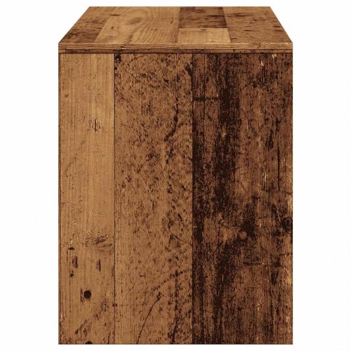 Skammel til makeupbord 70 x 35 x 45 cm - antikt træ