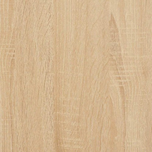 Makeupbord med LED-lys 96×40×142 cm - sonoma-eg