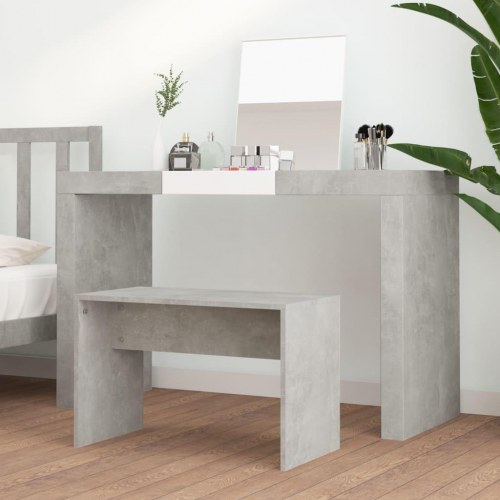 Makeupskammel 70 x 35 x 45 cm - betongrå