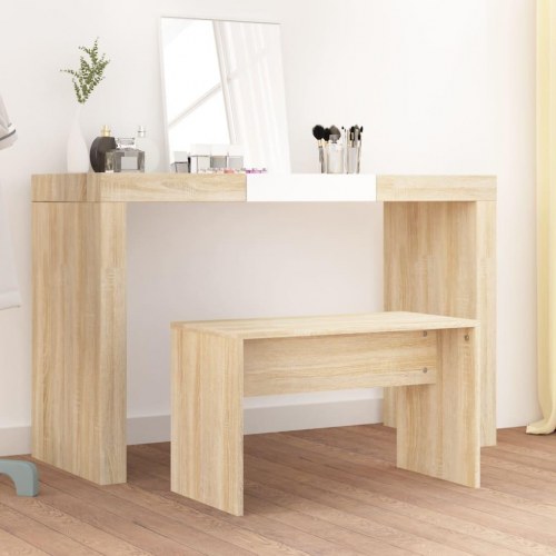 Makeupskammel 70 x 35 x 45 cm - sonoma-eg