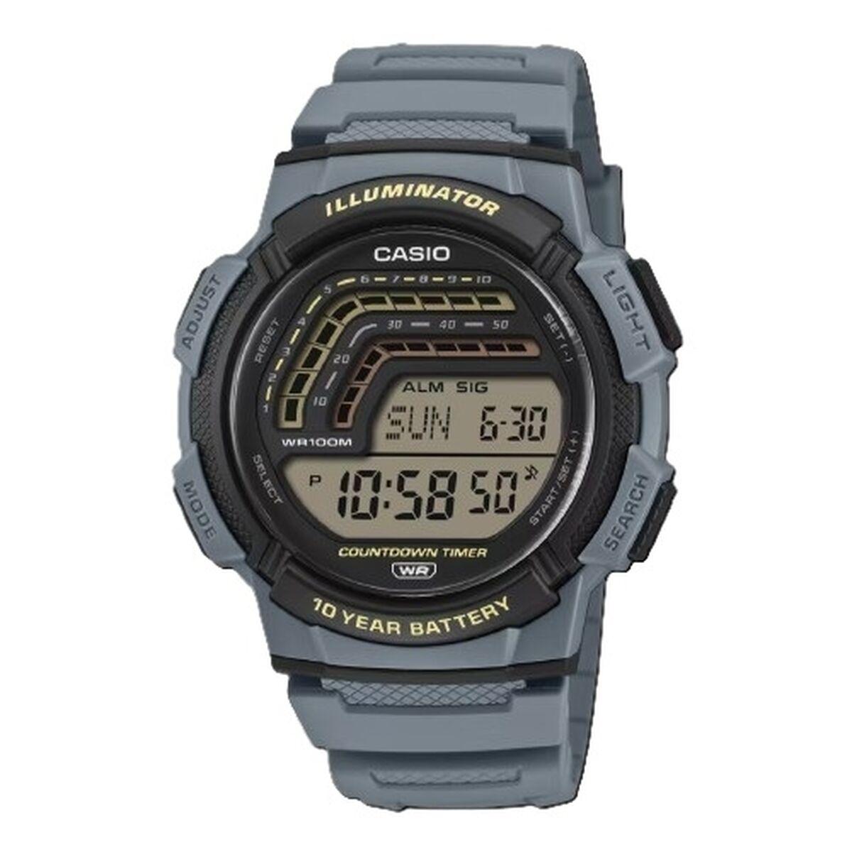 Casio WS-1800-2AVEF herreur - sportsur i grå harpiks