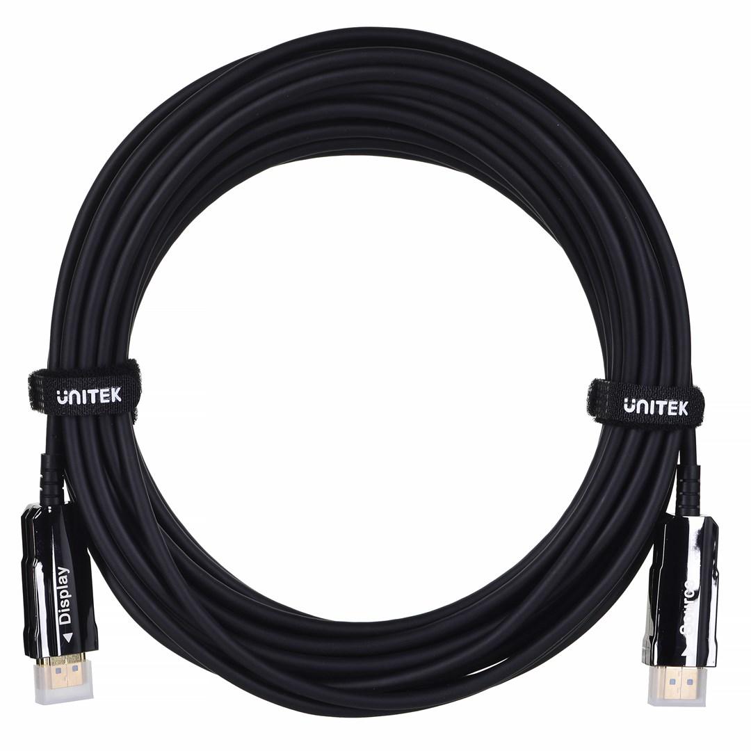UNITEK HDMI 2.0 AOC-kabel 10 m – 4K ved 60 Hz billede