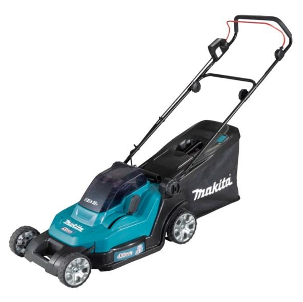 Makita DLM432PT2 akku plæneklipper 2 × 18 V, 43 cm