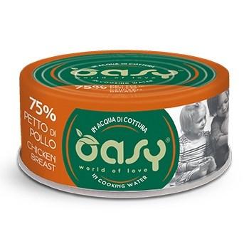 Oasy More Love kyllingebryst – vådfoder til kat, 70 g