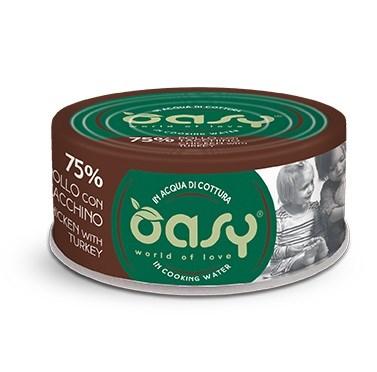Oasy More Love vådfoder til kat - kylling med kalkun 70 g