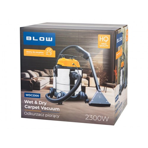 BLOW WDC2300 tæppe- og vaskestøvsuger – våd/tør rengøring