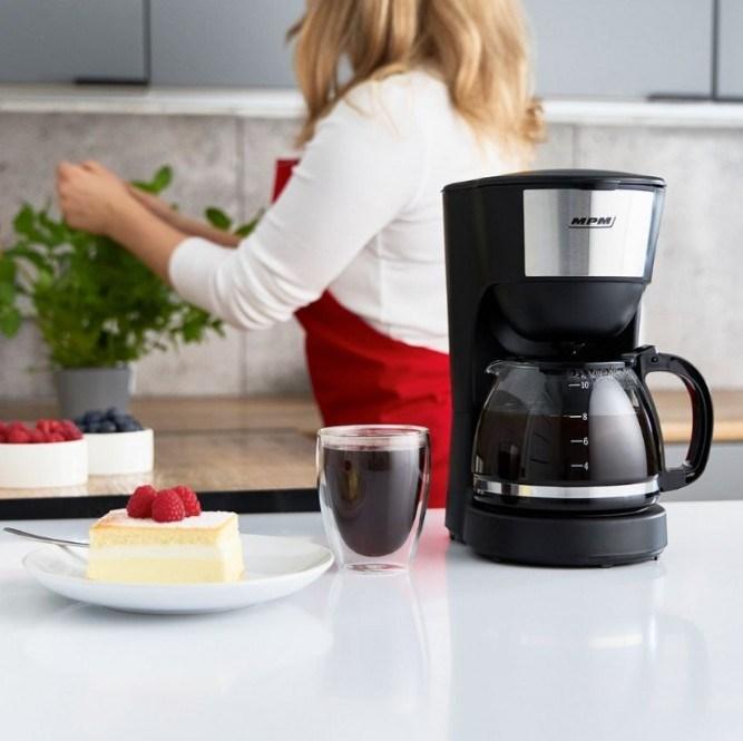 MPM MKW-12 filterkaffemaskine - sort, 1,25 l