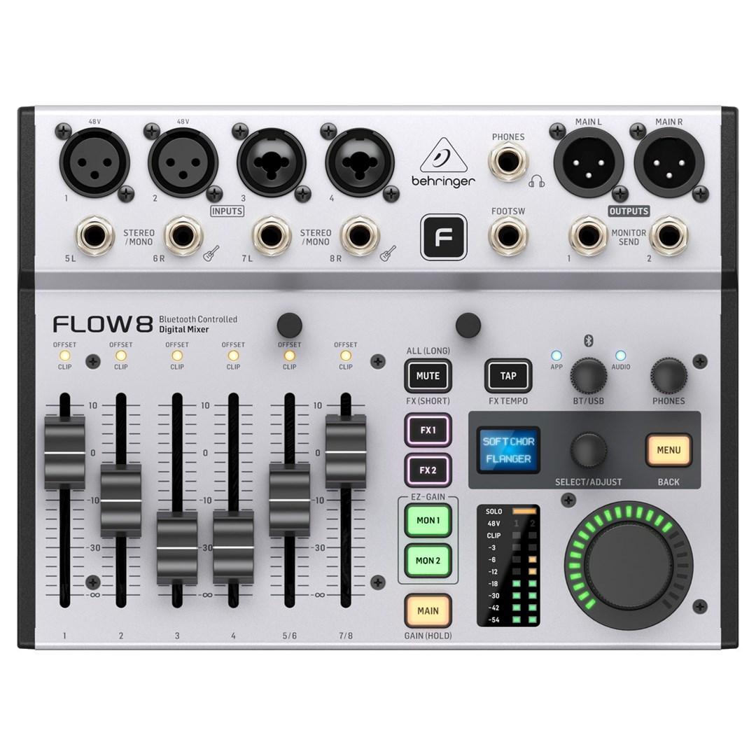 Behringer FLOW 8 – digital mixer med Bluetooth og USB billede