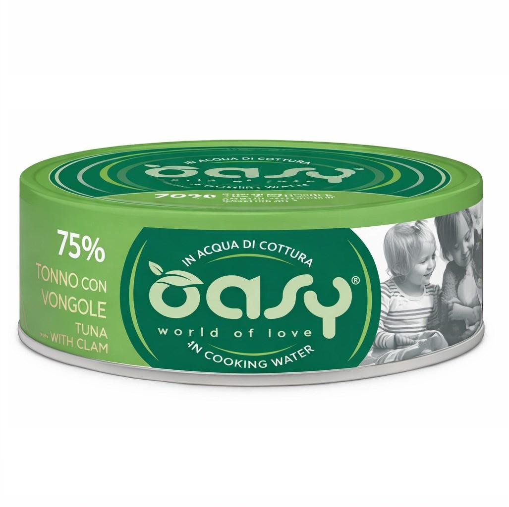Oasy More Love vådfoder til kat – tun med venusmusling, 70 g