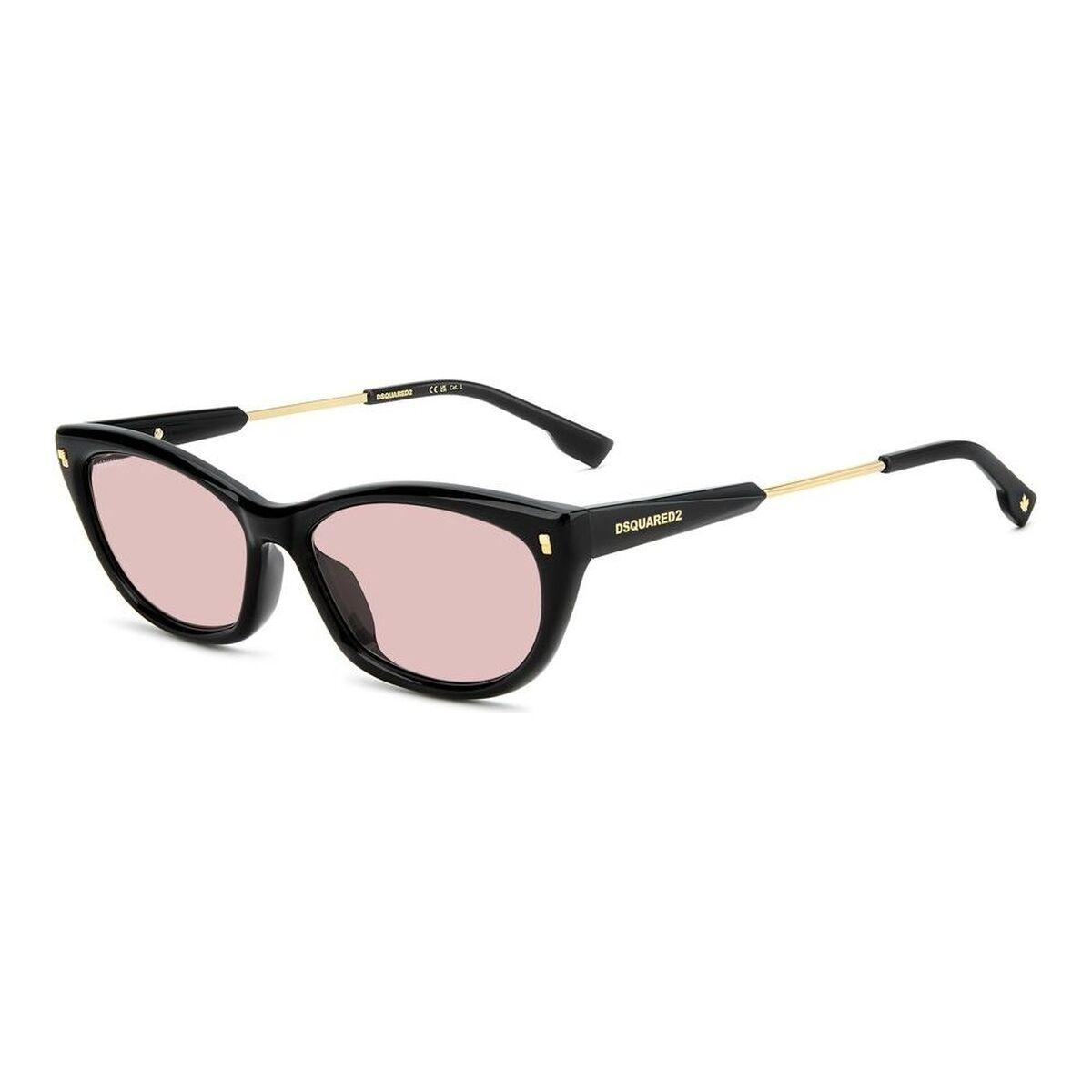 Dsquared2 D2 0209_G_S - damesolbriller i acetat, pink glas