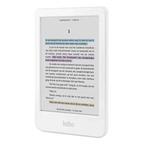 Kobo Clara Colour e-boglæser 6" 16 GB Wi‑Fi – Hvid