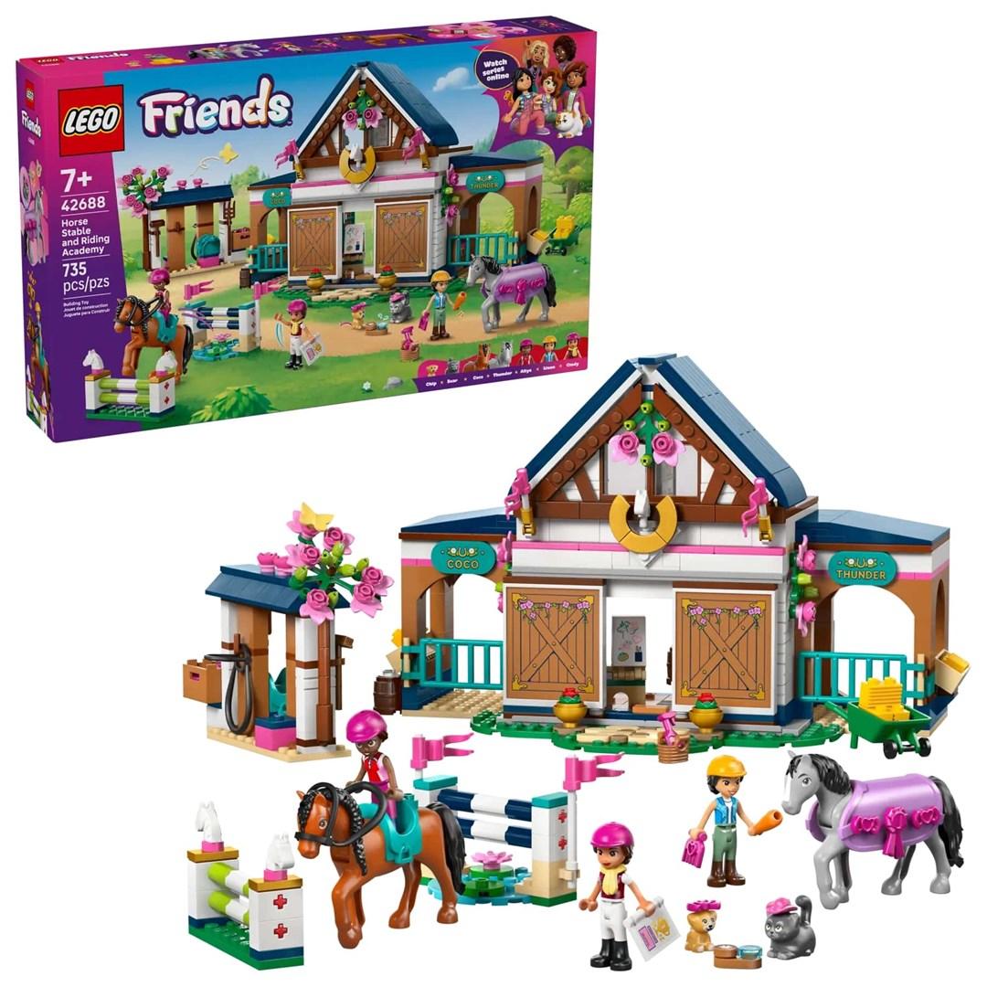 LEGO Friends 42688 Hestestald og Rideakademi - byggesæt billede