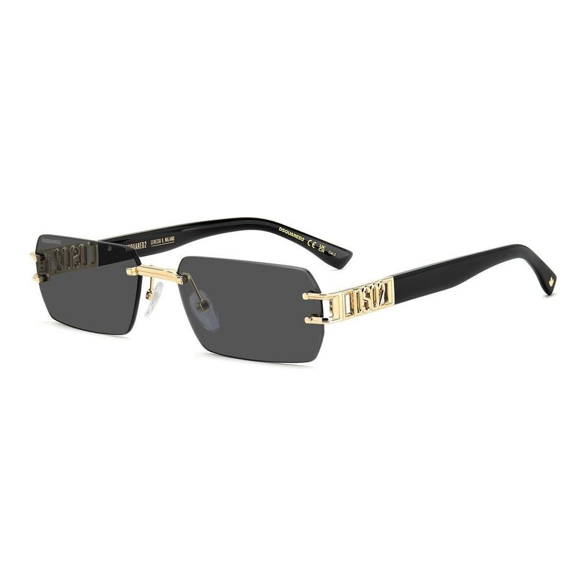 Dsquared2 D2 0189_S solbriller til mænd - grå glas, metal