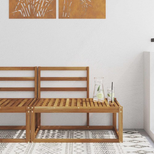 Udendørs Modulsofa Naturfarvet 91 x 63 x 73 cm