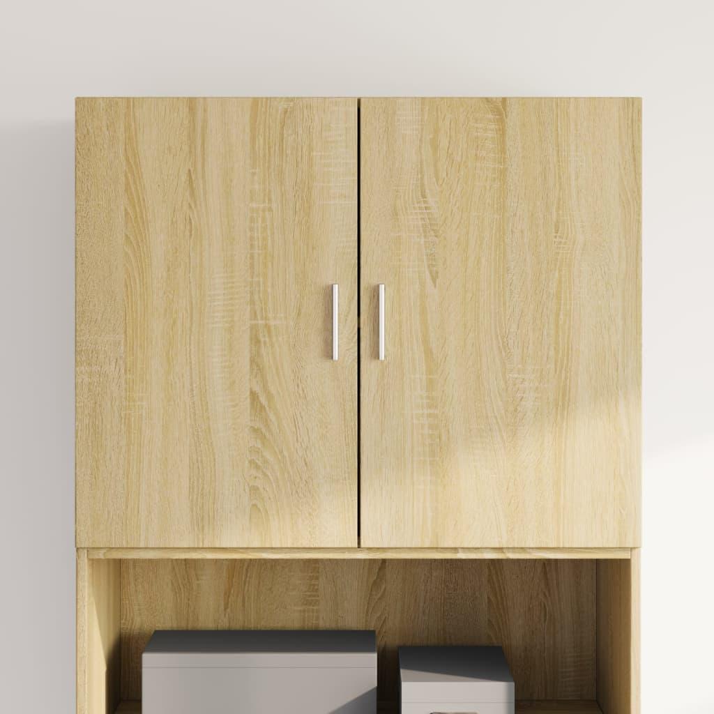 VÃ¦gskab 80x42,5x64 cm konstrueret trÃ¦ sonoma-eg