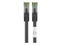 Goobay CAT 8.1 S/FTP PiMF patchkabel 5 m - sort billede