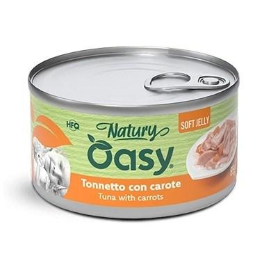 Oasy Natury Soft Jelly – Tun med gulerødder vådfoder til kat, 150 g