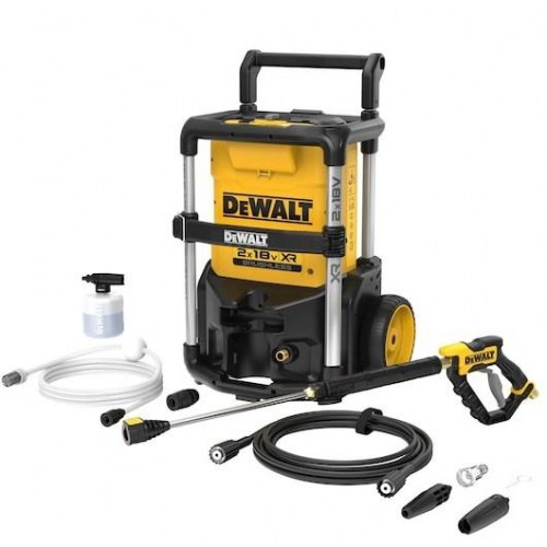 DeWALT DCMPW1600N-XJ kompakt batteridrevet højtryksrenser - gul