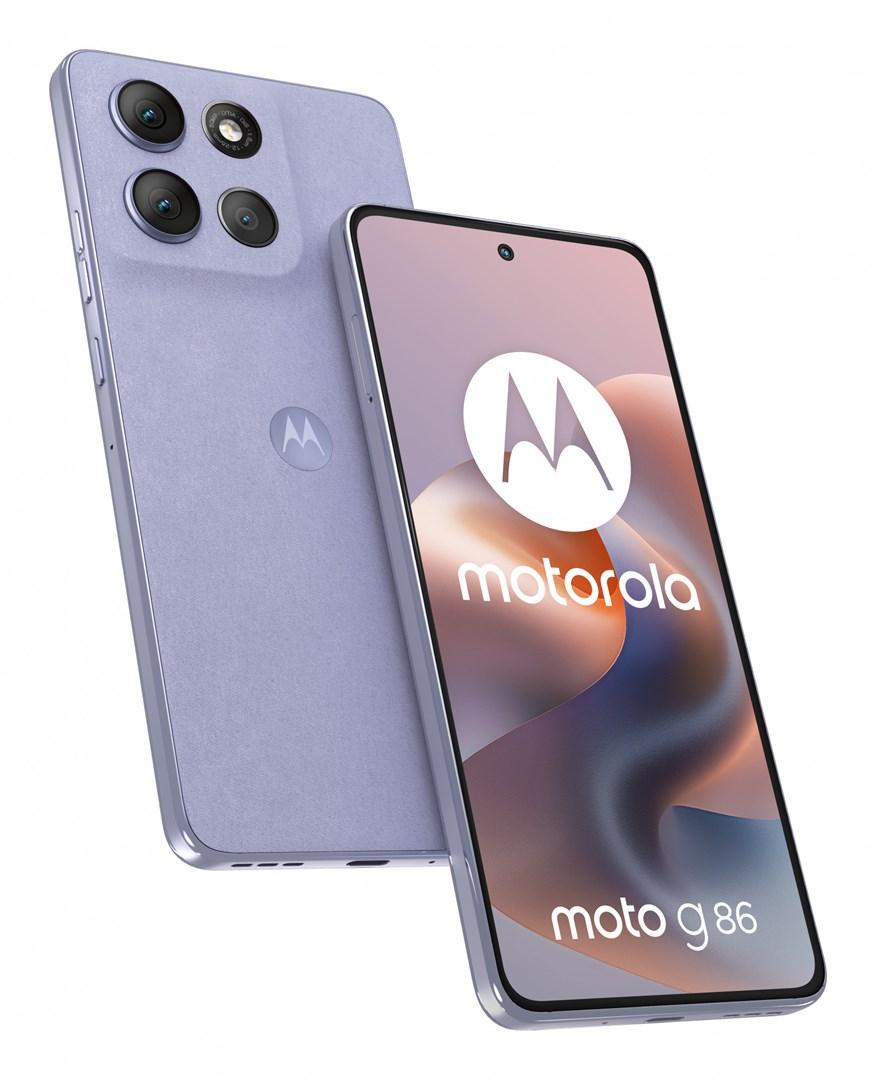 Motorola moto g86 5G 6,67" 8/256 GB - Lilac (Dual SIM) billede