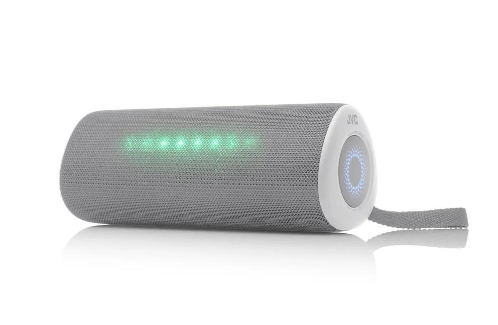 JVC XS-E423G Bluetooth-højtaler - grå, IPX5, 24 W