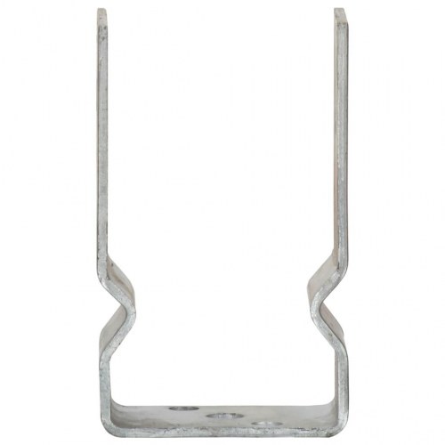Jordankre 6 stk. 8x6x15 cm galvaniseret stål sølvfarvet