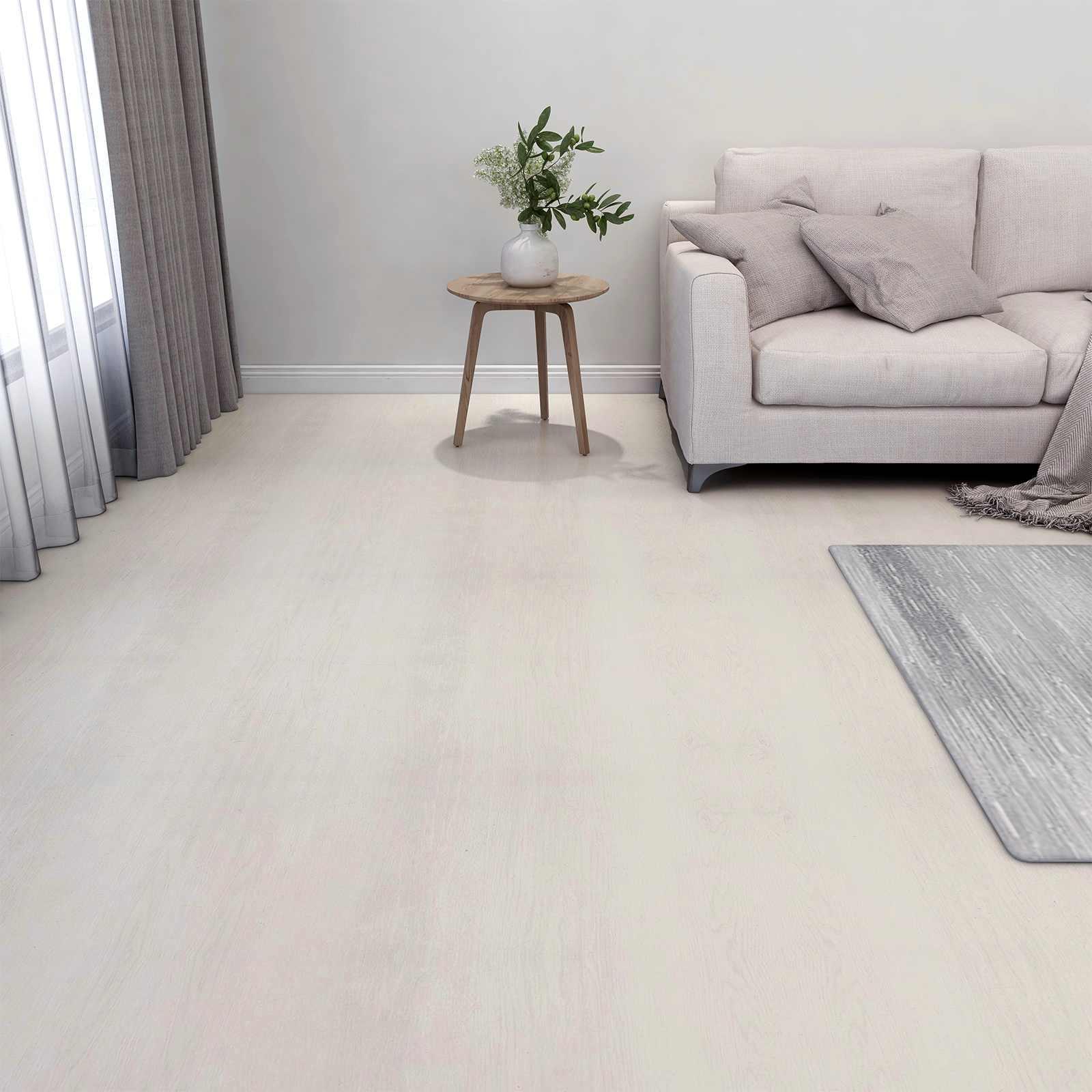 Gulvplanker 55 stk Beige 5,11 m² PVC