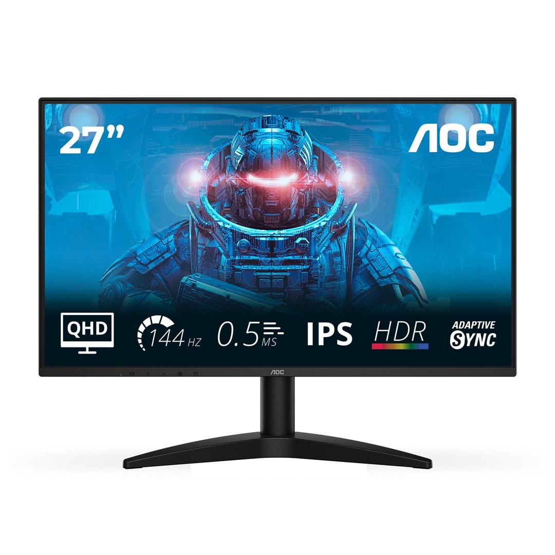 AOC Q27B36X 27" QHD IPS gaming-skærm - 144 Hz, HDR10, Adaptive Sync