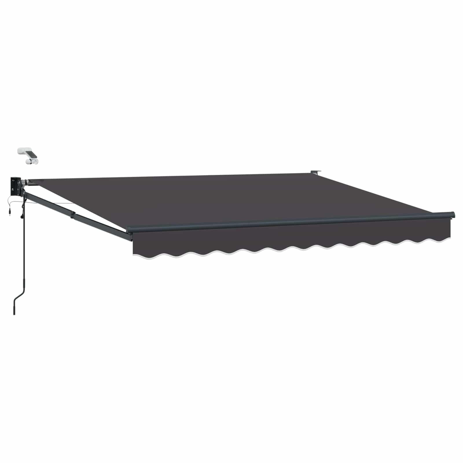 Elektrisk Markise med Antracit 3 x 2,5 m Aluminium