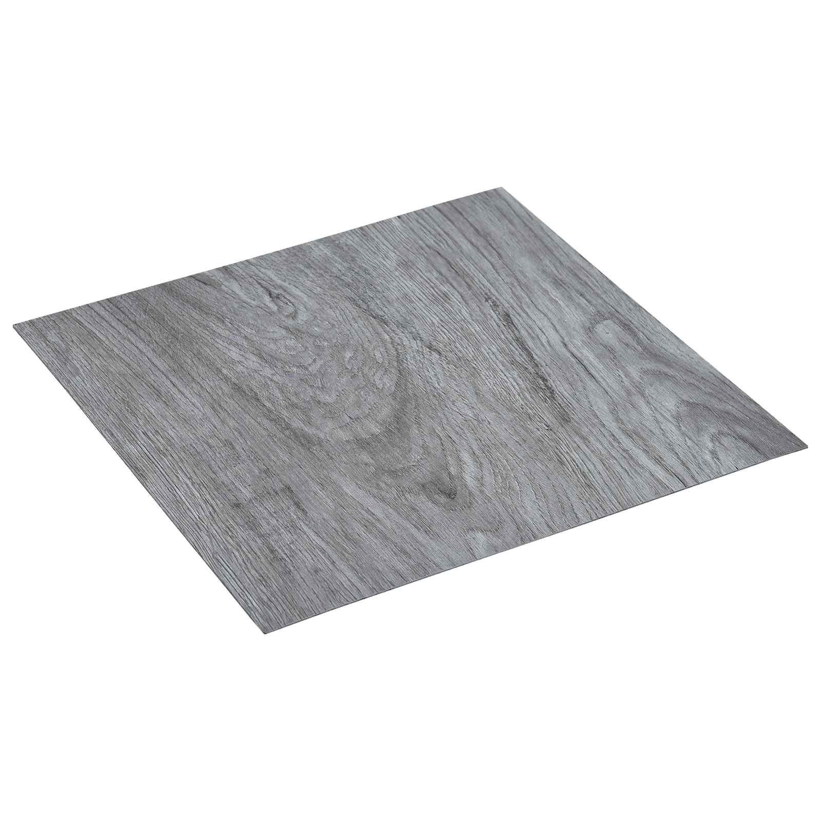 Gulvplanker 55 stk Lysegrå 5,11 m² PVC