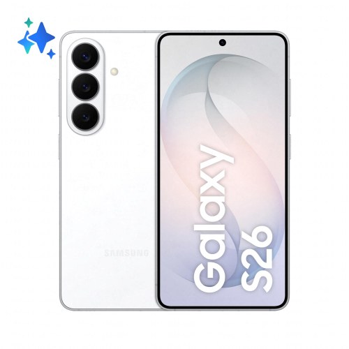 Samsung Galaxy S26 6,3" 12/512 GB 5G – Hvid smartphone