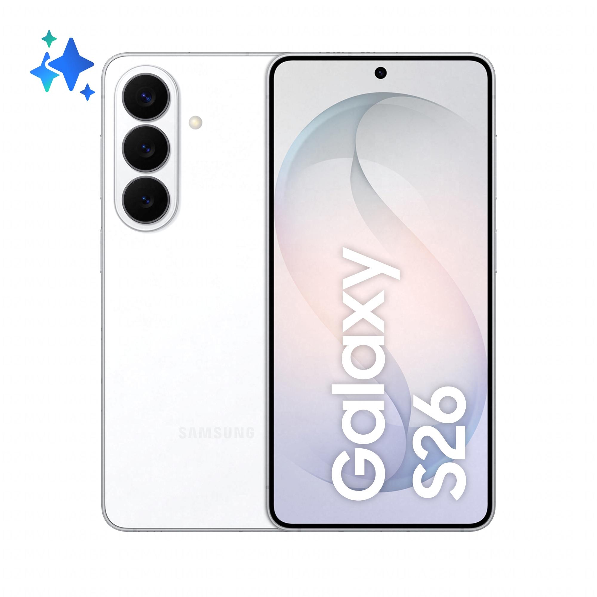 Samsung Galaxy S26 6,3" 12/512 GB 5G – Hvid smartphone