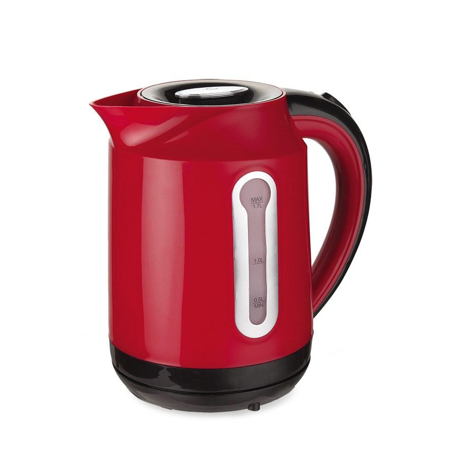 Maestro MR-041 elkedel – 1,7 l, 2.000 W – rød/sort