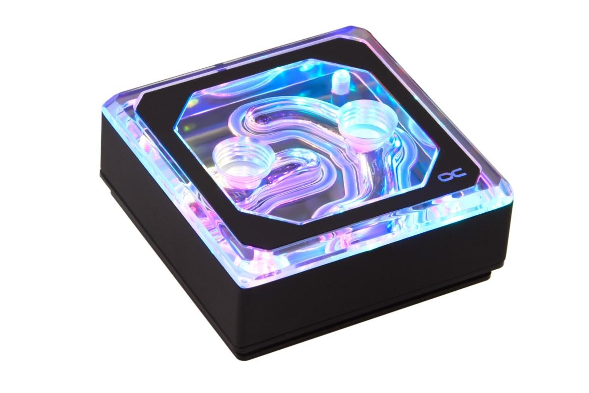 Alphacool Eisblock XPX Aurora Edge – CPU vandblok, sort