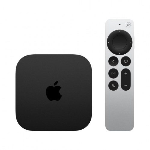 Apple TV 4K - 64 GB Wi‑Fi med Siri Remote (sort/sølv)