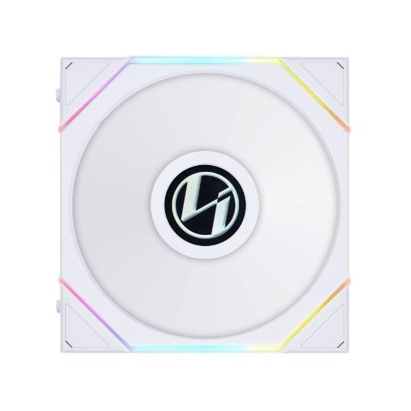 LIAN LI UNI FAN TL LCD 140 mm blæsere - hvid (1 stk) billede