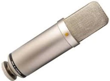 Rode NTK – sølv studiemikrofon (wired, mini XLR)