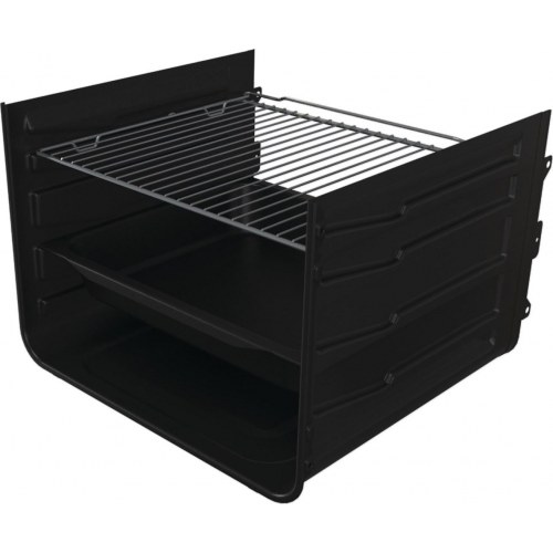 Gorenje GEC5A21WG-B fritstående komfur - 50 cm, keramisk kogeplade, 68 l ovn