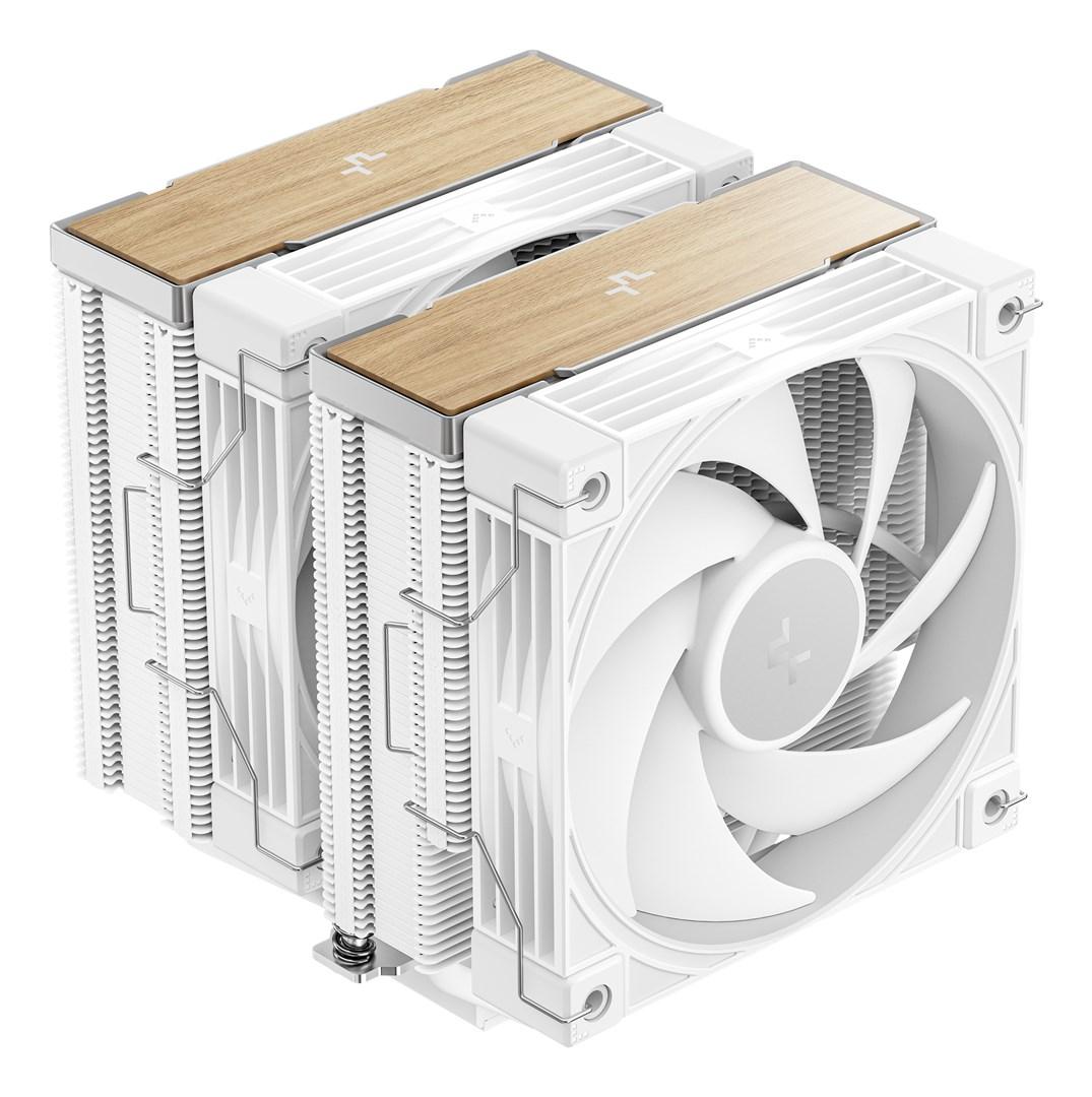 DeepCool AK620 G2 WH CPU-luftkøler 120 mm – hvid (2 blæsere) billede