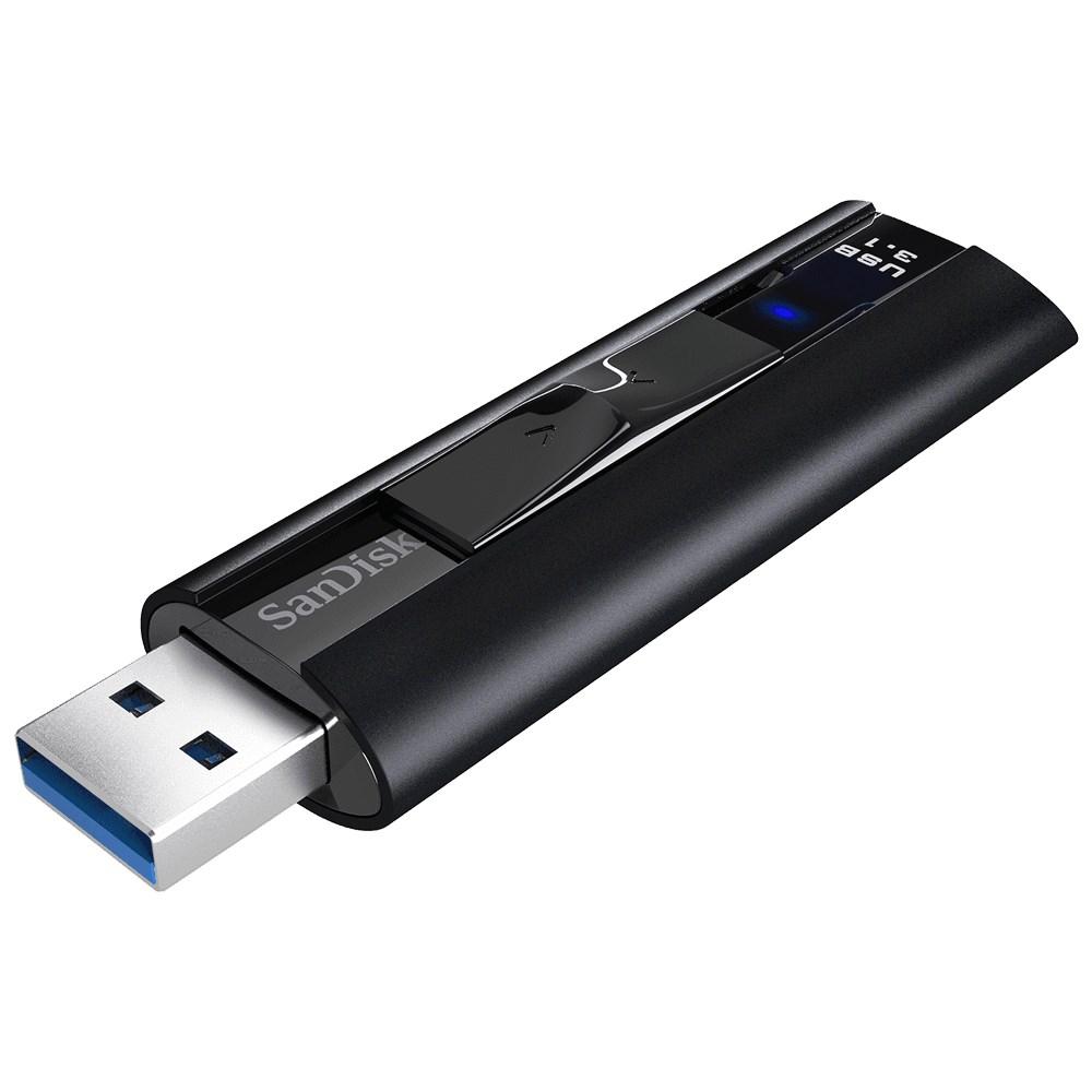 SanDisk Extreme Pro USB-stick 128 GB - USB Type-A 3.2 Gen 1 - Sort