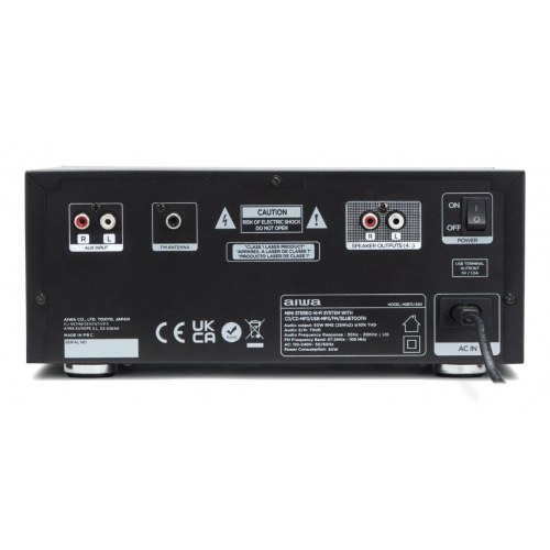 aiwa MSBTU-550 mini hi-fi system – 50 W, sort