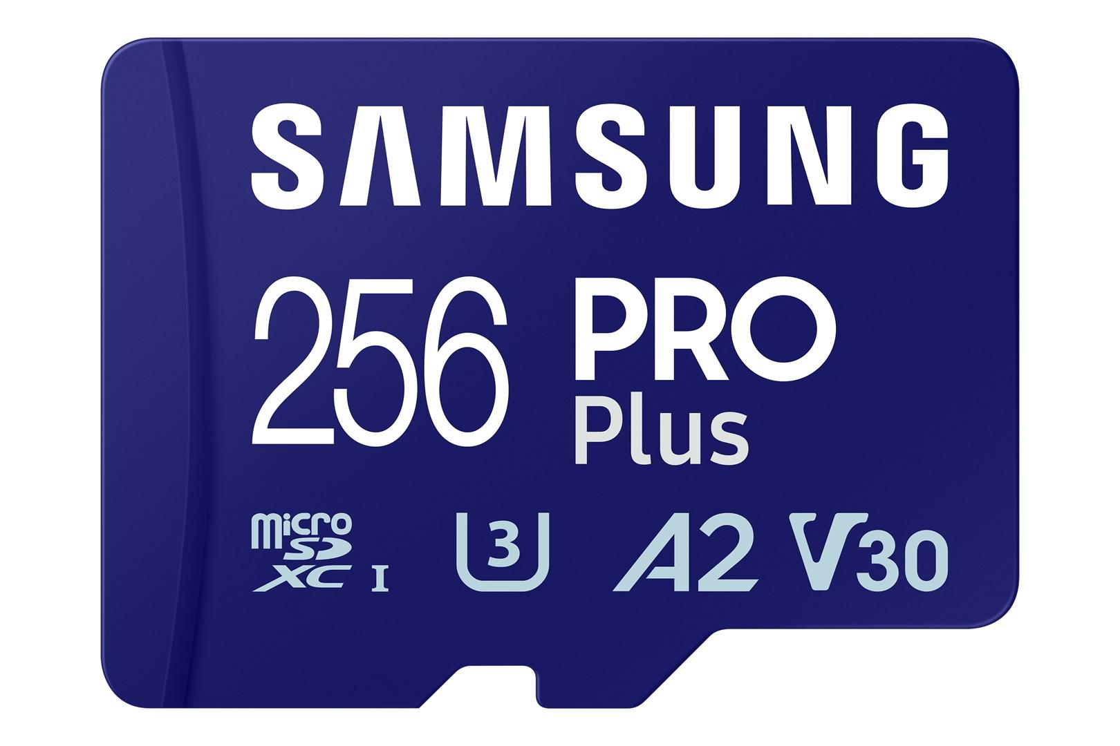 Samsung PRO Plus 256 GB microSDXC UHS‑I U3 A2 V30 hukommelseskort billede