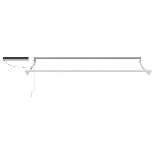 Elektrisk Markise Hvid 3 x 2,5 m Aluminium