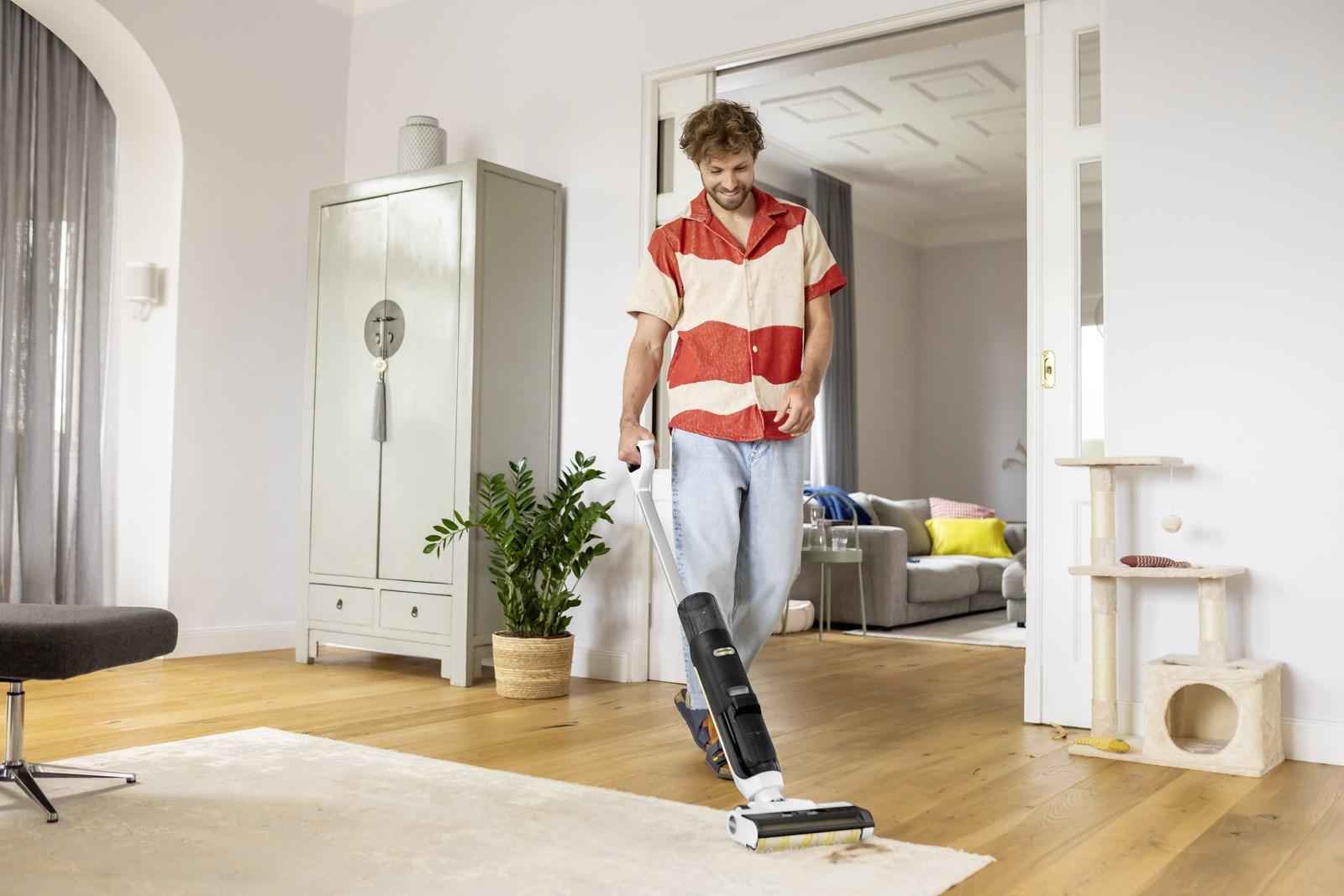 Mop elektryczny z funkcja odkurzania KARCHER FCV 3 Extra+