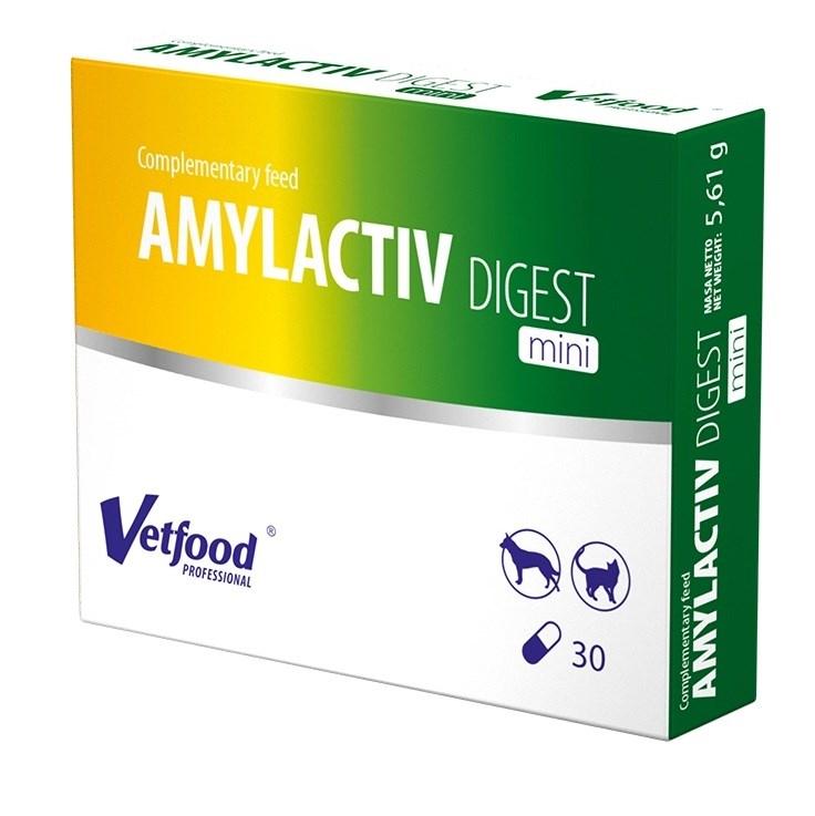 Vetfood Amylactiv Digest Mini – kosttilskud til hunde og katte, 30 tabletter