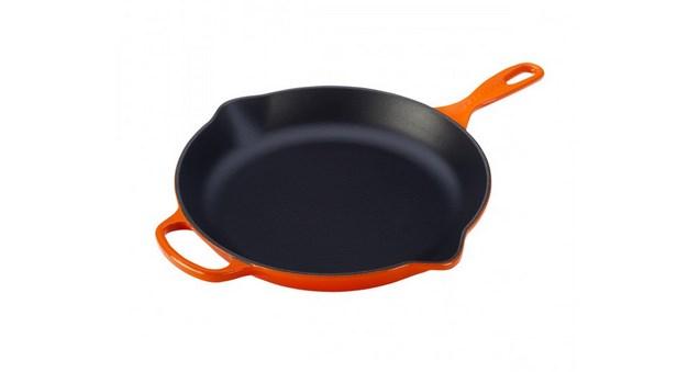 Le Creuset universel stegepande i støbejern - rund, 26,9 cm